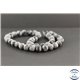 Perles dépolies en obsidienne flocon de neige des USA - Rondes/8mm