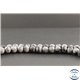 Perles dépolies en obsidienne flocon de neige des USA - Rondes/8mm