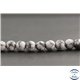 Perles dépolies en obsidienne flocon de neige des USA - Rondes/8mm