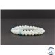 Perles facettées en amazonite de Brésil - Rondes/6mm - Grade A