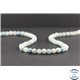 Perles facettées en amazonite de Brésil - Rondes/6mm - Grade A