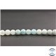 Perles facettées en amazonite de Brésil - Rondes/6mm - Grade A