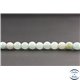 Perles facettées en amazonite de Brésil - Rondes/6mm - Grade A