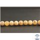 Perles en pierre de soleil des USA - Rondes/8mm - Grade AB+