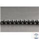 Perles dépolies en obsidienne du Mexique - Rondes/6mm - Grade A