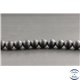 Perles dépolies en obsidienne du Mexique - Rondes/6mm - Grade A