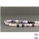Perles en fluorite violette d'Afrique du Sud - Rondes/8mm - Grade A