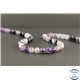 Perles en fluorite violette d'Afrique du Sud - Rondes/8mm - Grade A