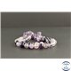 Perles en fluorite violette d'Afrique du Sud - Rondes/8mm - Grade A