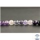 Perles en fluorite violette d'Afrique du Sud - Rondes/8mm - Grade A
