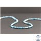 Perles facettées en apatite de Madagascar - Rondes/4mm - Grade AB+