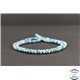 Perles facettées en apatite de Madagascar - Rondes/4mm - Grade AB+