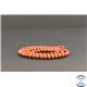 Perles facettées en jaspe rouge d'Australie - Rondes/4mm - Grade A