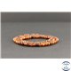 Perles facettées en grenat spessartine du Brésil - Rondes/4mm - Grade A