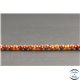Perles facettées en grenat spessartine du Brésil - Rondes/4mm - Grade A