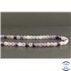 Perles en fluorite violette d'Afrique du Sud - Rondes/6mm - Grade A