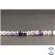 Perles en fluorite violette d'Afrique du Sud - Rondes/6mm - Grade A