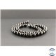 Perles en quartz charbon du Brésil - Rondes/8mm - Grade A