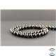 Perles en quartz charbon du Brésil - Rondes/8mm - Grade A