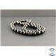 Perles en quartz charbon du Brésil - Rondes/8mm - Grade A