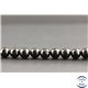 Perles en quartz charbon du Brésil - Rondes/8mm - Grade A