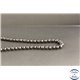 Perles en quartz charbon du Brésil - Rondes/6mm - Grade A
