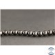 Perles en quartz charbon du Brésil - Rondes/6mm - Grade A