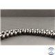 Perles en shungite de Russie - Rondes/10mm - Grade A