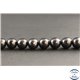 Perles en shungite de Russie - Rondes/10mm - Grade A