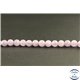 Perles en améthyste lavande du Brésil - Rondes/6mm - Grade A
