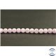 Perles en améthyste lavande du Brésil - Rondes/6mm - Grade A