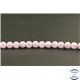 Perles en améthyste lavande du Brésil - Rondes/6mm - Grade A