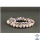 Perles en charoïte de Russie light - Rondes/8mm - Grade AB