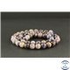 Perles en charoïte de Russie light - Rondes/8mm - Grade AB