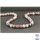 Perles en charoïte de Russie light - Rondes/8mm - Grade AB