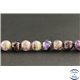 Perles en charoïte de Russie light - Rondes/8mm - Grade AB