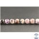 Perles en charoïte de Russie light - Rondes/8mm - Grade AB