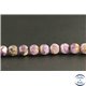 Perles en charoïte de Russie light - Rondes/8mm - Grade AB