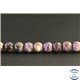 Perles en charoïte de Russie light - Rondes/8mm - Grade AB