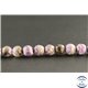 Perles en charoïte de Russie light - Rondes/8mm - Grade AB