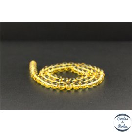 Perles en ambre miel de la Baltique - Rondes/6mm - Grade A