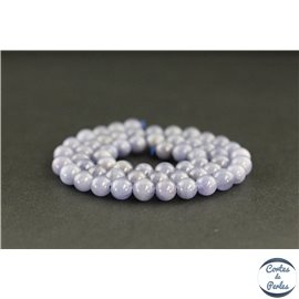 Perles en tanzanite de Tanzanie - Rondes/6mm - Grade A