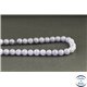 Perles en tanzanite de Tanzanie - Rondes/6mm - Grade A