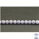 Perles en tanzanite de Tanzanie - Rondes/6mm - Grade A