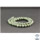 Perles en jade néphrite du Canada - Rondes/6mm - Grade A