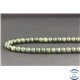 Perles en jade néphrite du Canada - Rondes/6mm - Grade A