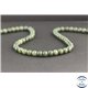 Perles en jade néphrite du Canada - Rondes/6mm - Grade A