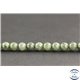 Perles en jade néphrite du Canada - Rondes/6mm - Grade A