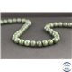 Perles en jade néphrite du Canada - Rondes/8mm - Grade A