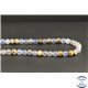 Perles en calcédoine de République Dominicaine - Rondes/6mm - Grade AA